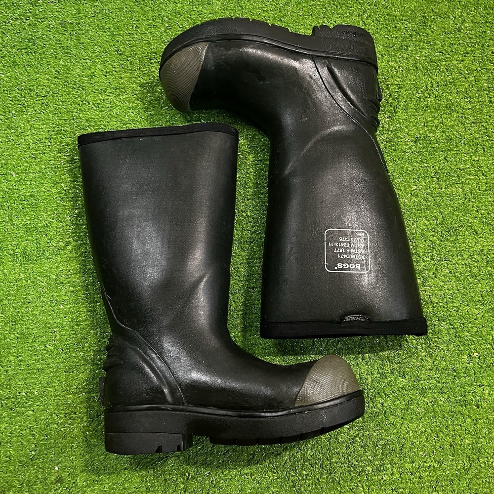 Bogs Boots‎ Mens SZ (4) Womens. (2.5) Food Pro High  Rubber Work Boot EUC